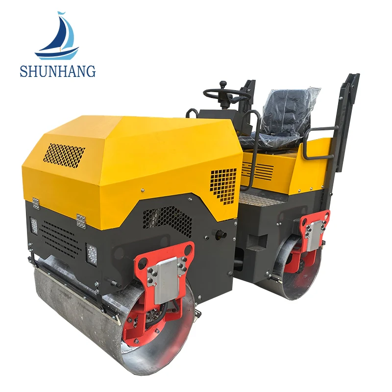 Compactage à double tambour de 1000 mm 4 tonnes