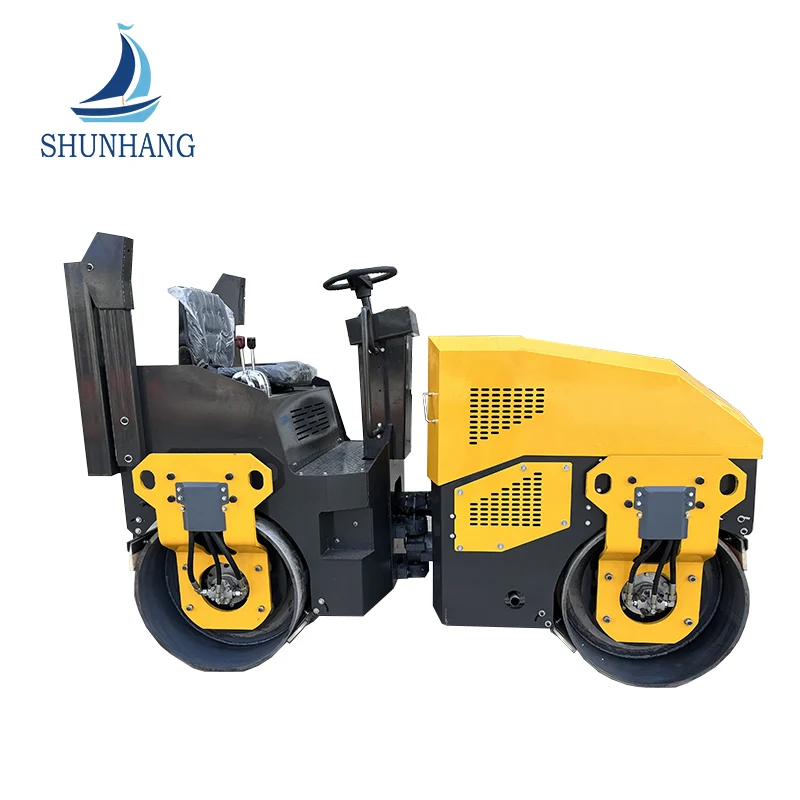 Compactage à double tambour de 1200 mm 6 tonnes