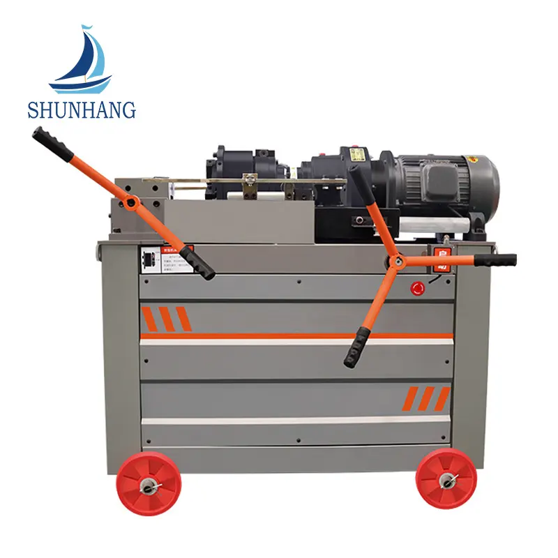 Machine de roulement de filetage à barres d'armature de 4,5 kW