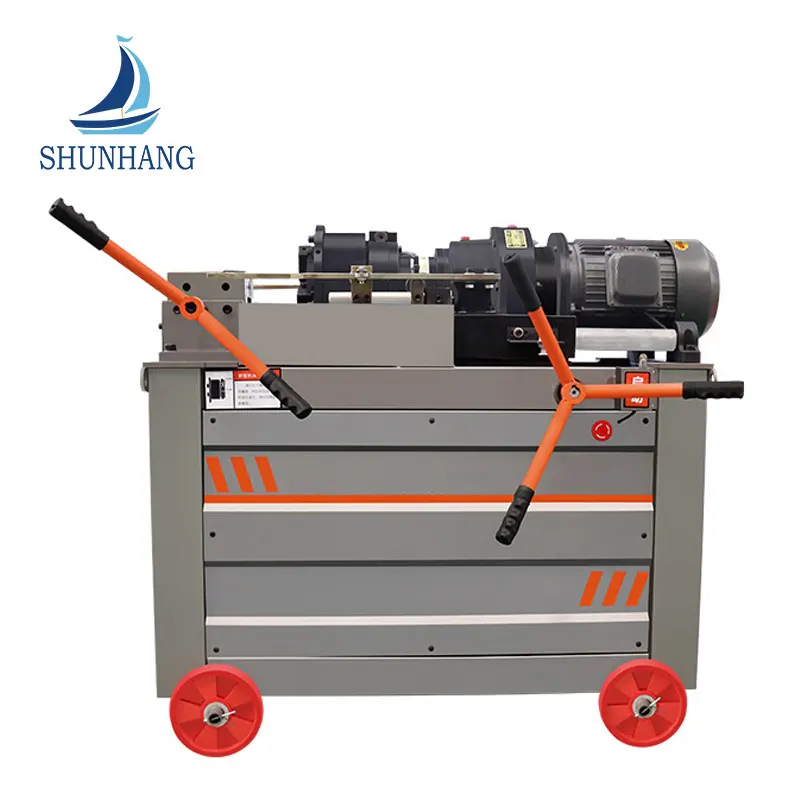 Machine de roulement de filetage à barres d'armature de 7,5 kW